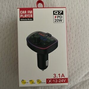 FM Transmitter / Car Player 3.1A and Handsfree Car Charger